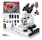 Microscopio Binocular 40x-2000x Led Doble Wifi Versión - Miniatura 5