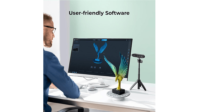 Escáner 3d Creality Cr-ferret Se Precisión Y Color 24-bit 2