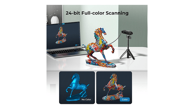 Escáner 3d Creality Cr-ferret Se Precisión Y Color 24-bit 4