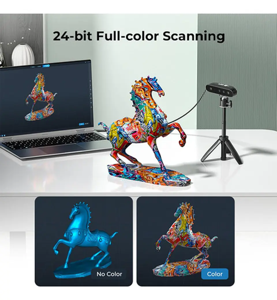 Escáner 3d Creality Cr-ferret Se Precisión Y Color 24-bit 4
