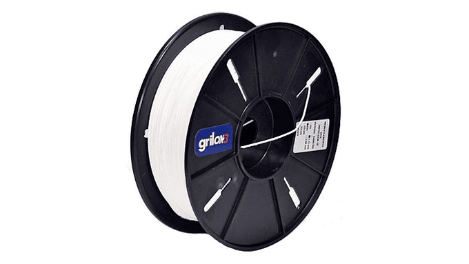 Filamento 3d Grilon3 Nylon 6 De 1.75mm Y 1kg Blanco 1