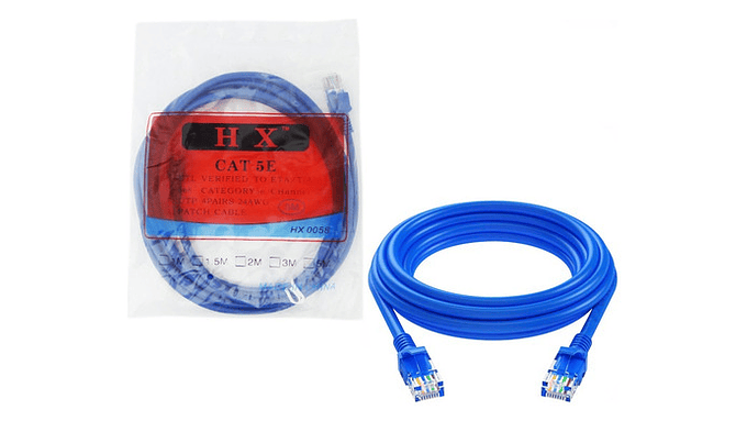 Cable De Red Ethertnet 5 Metros Categoria 5e 3