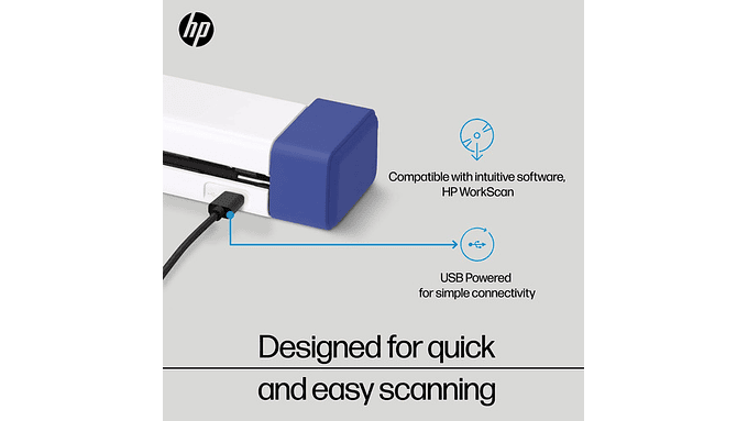 Escáner Usb Portátil Hpps100 Para Documentos Y Fotos 7
