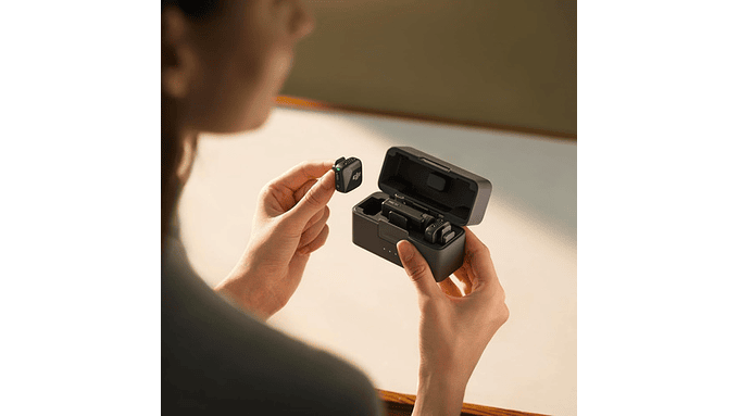 Micrófono Dji Mic Mini Dual (2 Tx + 1 Rx ) + Estuche Carga 2