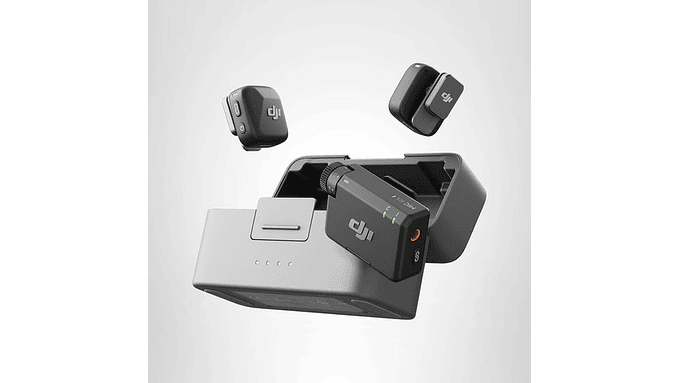 Micrófono Dji Mic Mini Dual (2 Tx + 1 Rx ) + Estuche Carga 8