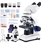 Microscopio Binocular 40x2500x Led Dual Y Oculares Wf25x - Miniatura 1