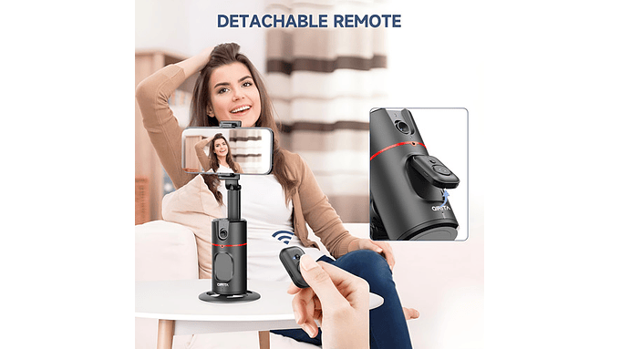 Trípode De Seguimiento Facial Automático Con Control Remoto 2