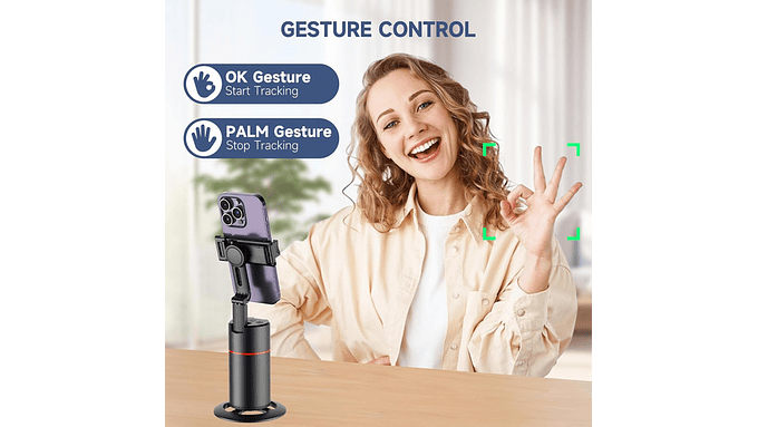Trípode De Seguimiento Facial Automático Con Control Remoto 3