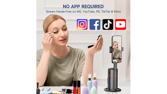 Trípode De Seguimiento Facial Automático Con Control Remoto 4