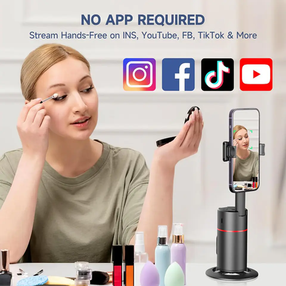 Trípode De Seguimiento Facial Automático Con Control Remoto 4