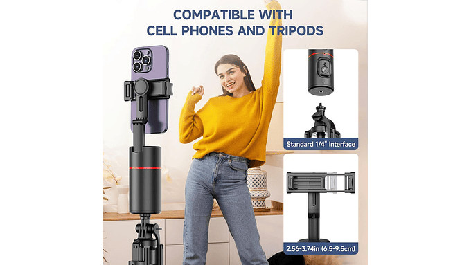 Trípode De Seguimiento Facial Automático Con Control Remoto 5