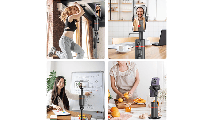 Trípode De Seguimiento Facial Automático Con Control Remoto 6