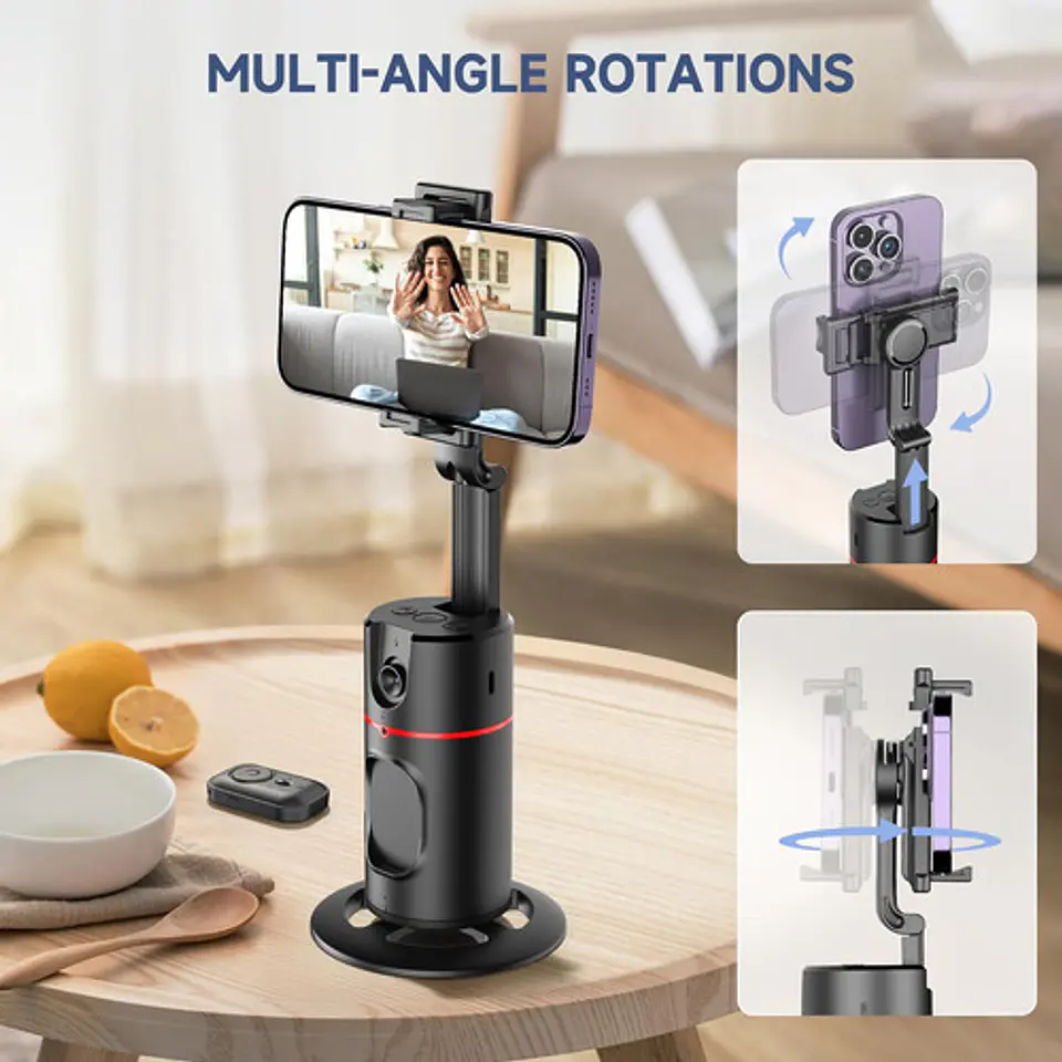 Trípode De Seguimiento Facial Automático Con Control Remoto 8