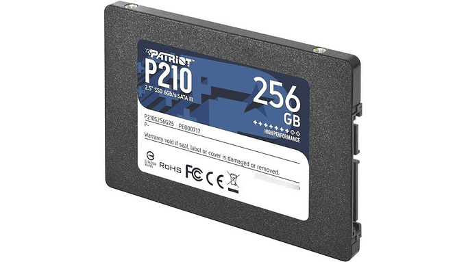 Disco Solido Ssd Patriot P210 256gb Sata 500mb/s Pc Notebook - Excelente (Reacondicionado) 1