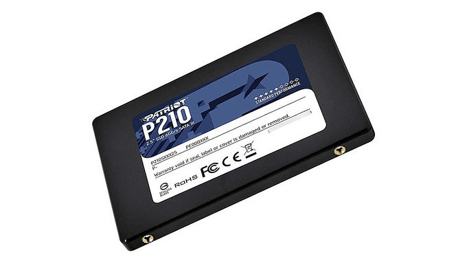 Disco Solido Ssd Patriot P210 256gb Sata 500mb/s Pc Notebook - Excelente (Reacondicionado) 3