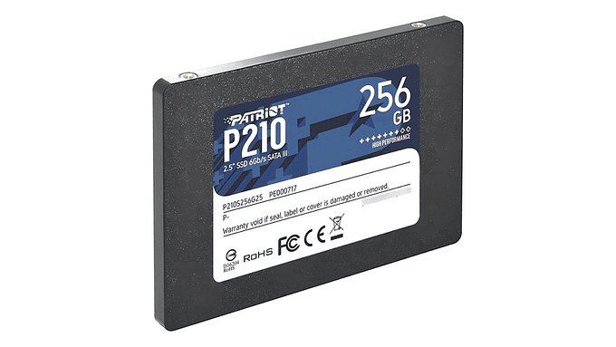 Disco Solido Ssd Patriot P210 256gb Sata 500mb/s Pc Notebook - Excelente (Reacondicionado) 10