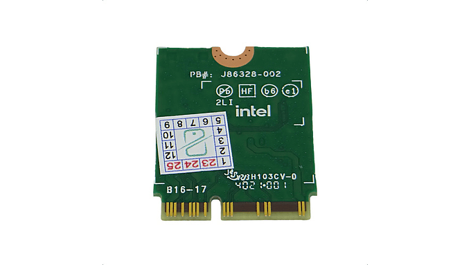 Tarjeta De Red Wifi 6 Intel Ax201ngw 7