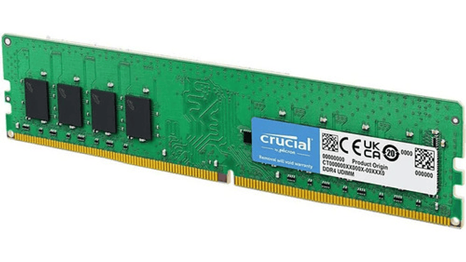 Memoria Ram Crucial 8gb Ddr4 2400mhz Udimm Color Verde 2