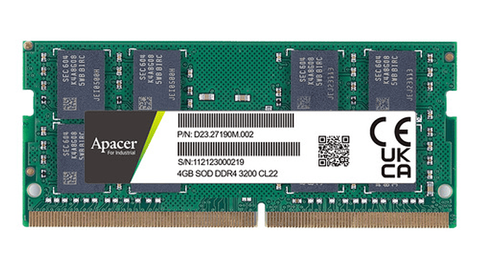 Memoria Ram Notebook 4gb Ddr4 3200mhz Sodimm 260-pin 1.2v 3