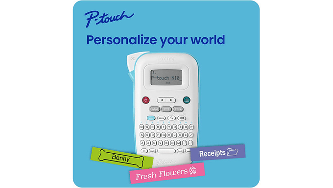 Rotuladora Portátil Brother P-touch Pt-n10  Etiquetas Adhes 8