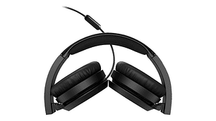Auriculares Supraurales Philips Tah4105bk Plegable Aislamiento De Sonido Microfono Control Remoto En Cable