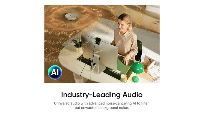 Camara Web 4k Insta360 Link 2c Encuadre Automático Olor Negro 5