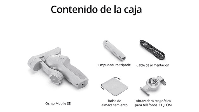 Estabilizador Dji Om Se Color Gris 5