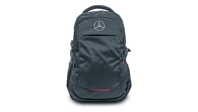 Mochila Mercedes-benz Highway Gris Diseño Premium Usb 2