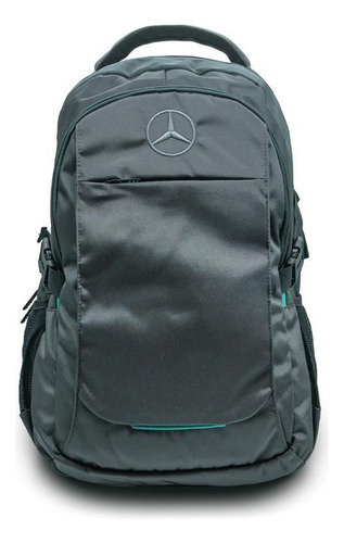 Mochila Mercedes-benz Highway Gris Diseño Premium Usb