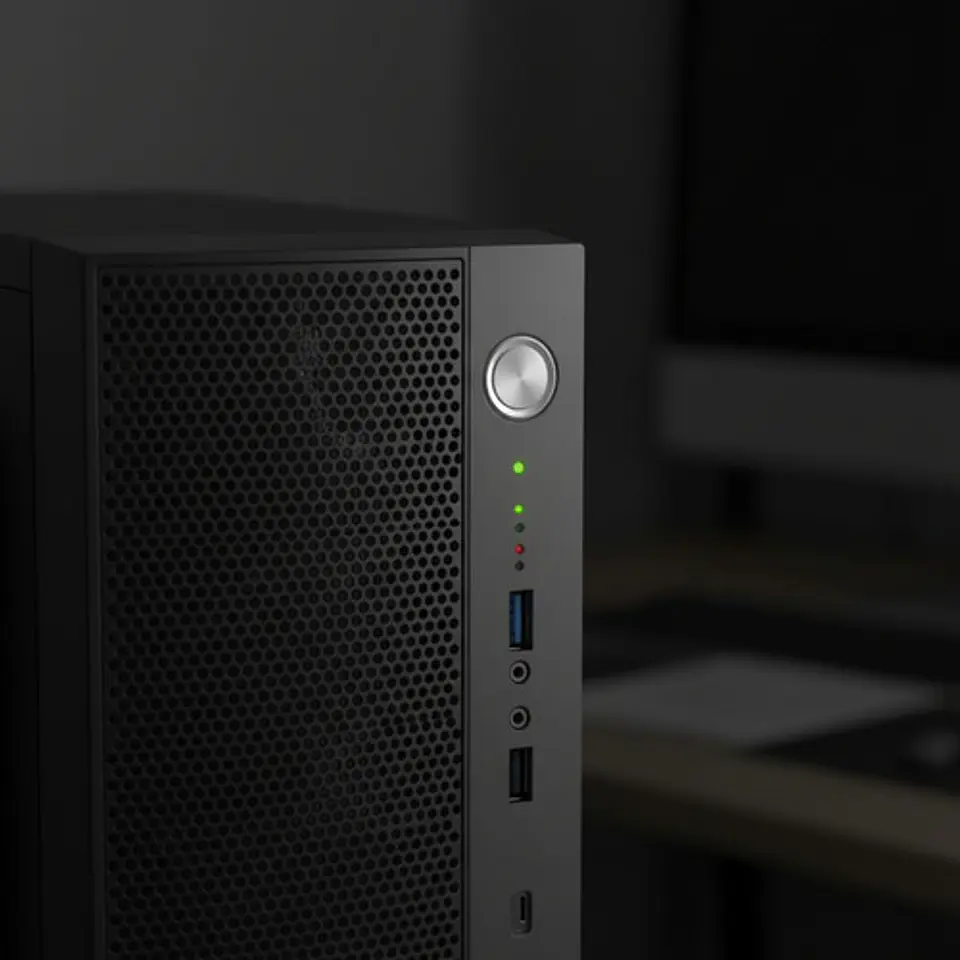 Gabinete Pc Micro Atx J607 Matx, Mini-itx, Uatx. Negro 7