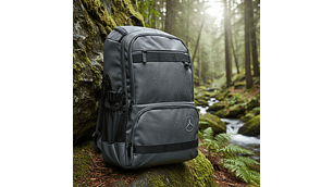 Mochila Impermeable Mercedes-benz Explorer Gris Puerto Usb