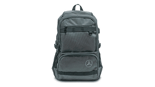 Mochila Impermeable Mercedes-benz Explorer Gris Puerto Usb