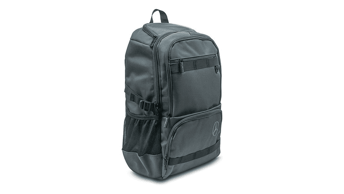 Mochila Impermeable Mercedes-benz Explorer Gris Puerto Usb 3