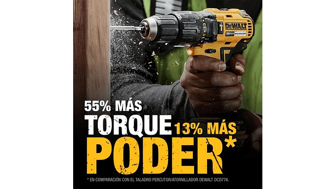 Taladro Percutor Inalámbrico Dcd7781 Dewalt 3