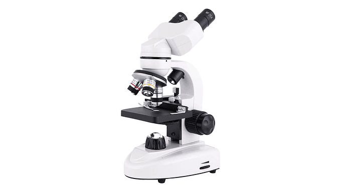 Microscopio Binocular 40x-2500x Led Dual Wf10x Y Wf25x 1