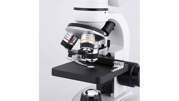 Microscopio Binocular 40x-2500x Led Dual Wf10x Y Wf25x 6