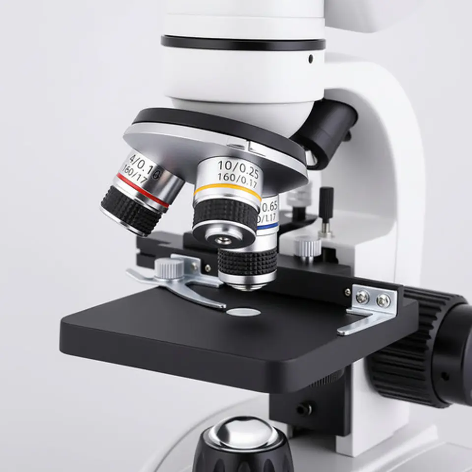 Microscopio Binocular 40x-2500x Led Dual Wf10x Y Wf25x 6