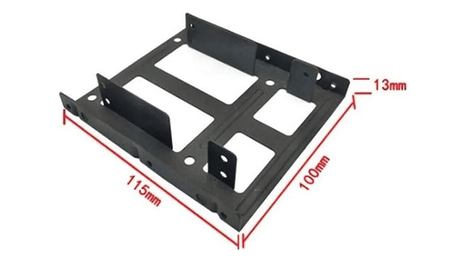 Soporte Adaptador Disco Ssd 2.5  A 3.5  Gabinete 2 Bahia 2