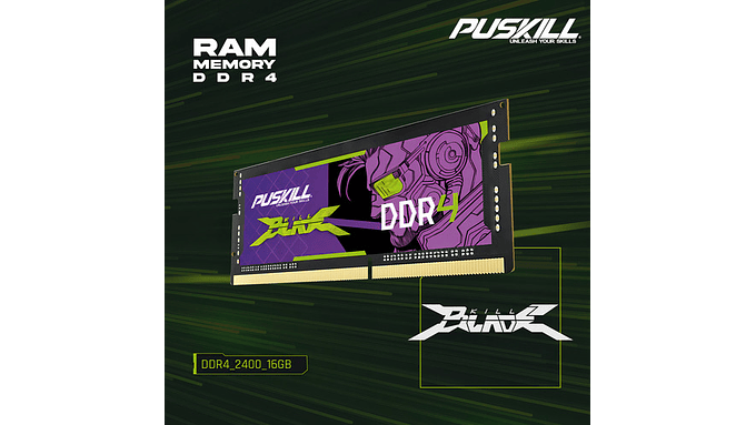 Memoria Ram Ddr4 16gb 2400mhz Puskill Killblade Sodimm Para Portátiles 7