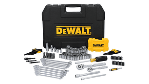 Juego Herramientas Dewalt 142 Pzs 1/4 Y 3/8 Sae/métrico