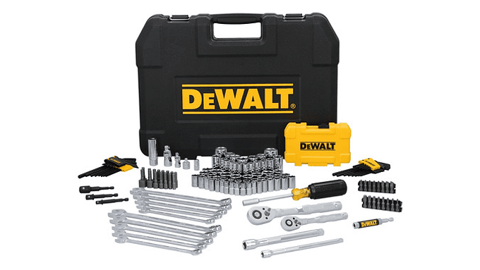 Juego Herramientas Dewalt 142 Pzs 1/4 Y 3/8 Sae/métrico 1