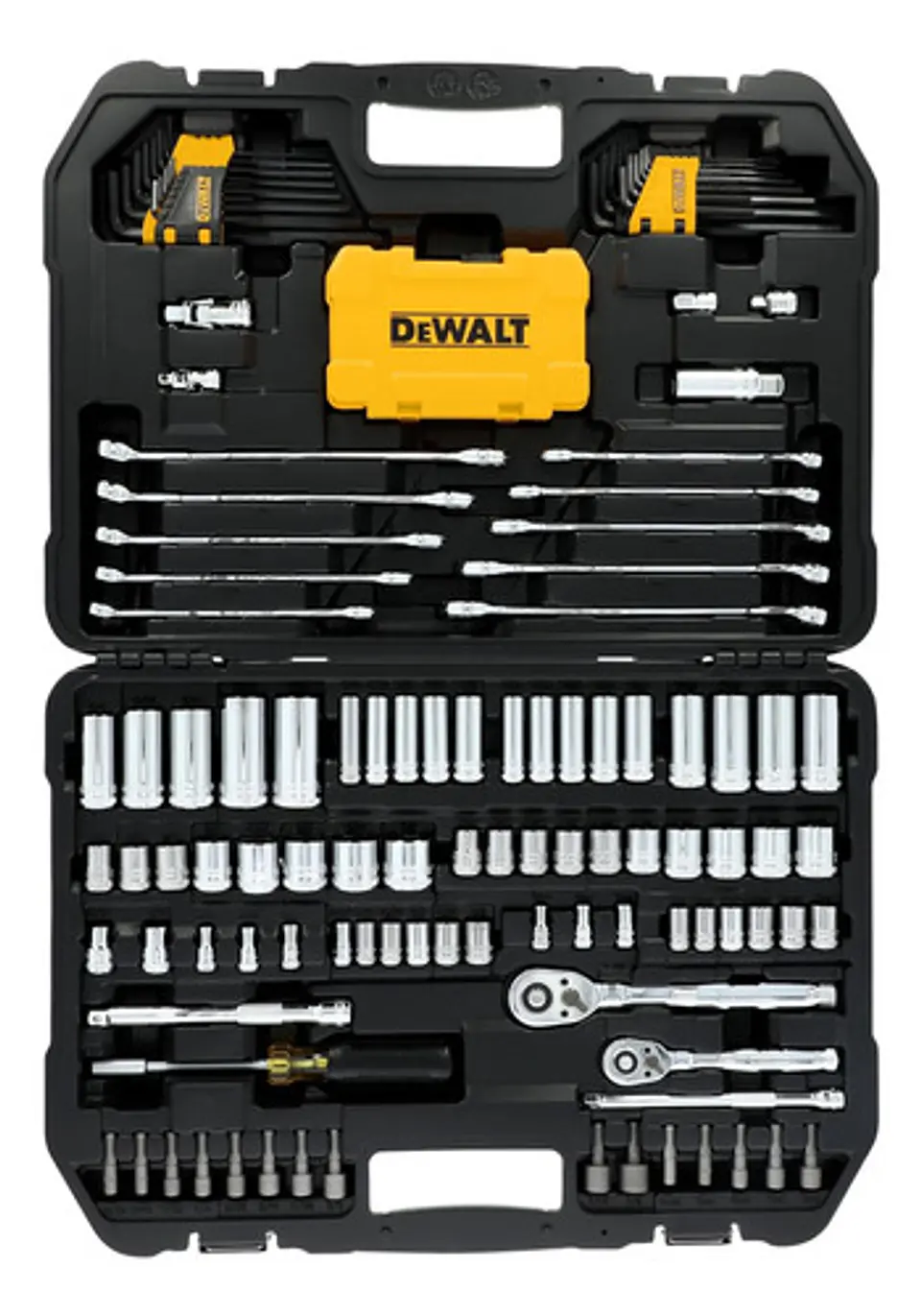 Juego Herramientas Dewalt 142 Pzs 1/4 Y 3/8 Sae/métrico 2