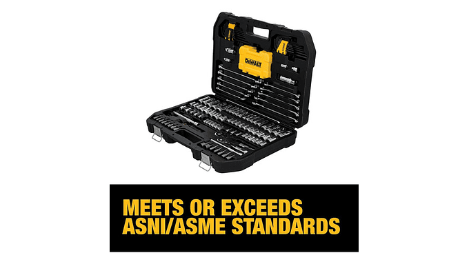 Juego Herramientas Dewalt 142 Pzs 1/4 Y 3/8 Sae/métrico 6