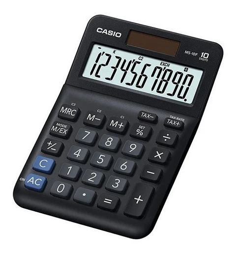 Calculadora De Escritorio Casio Ms-10f-w 10 Dígitos