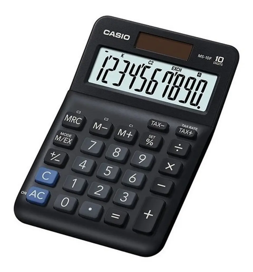 Calculadora De Escritorio Casio Ms-10f-w 10 Dígitos 1