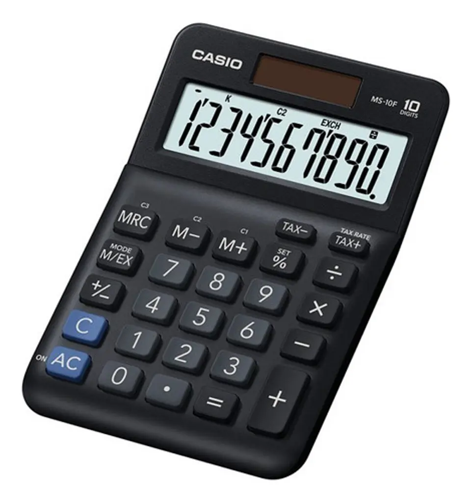 Calculadora De Escritorio Casio Ms-10f-w 10 Dígitos 4