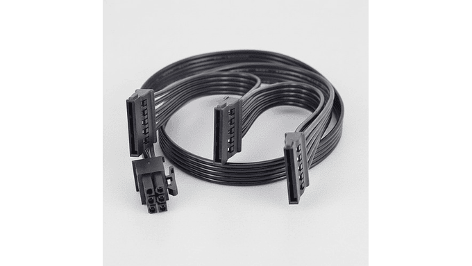 Cable Modular 6-pin A 3x Sata/pci-e 73 Cm Ssd, Hdd 3