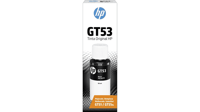 Tinta Hp Gt53 Negro Original 90 Ml Negro 3