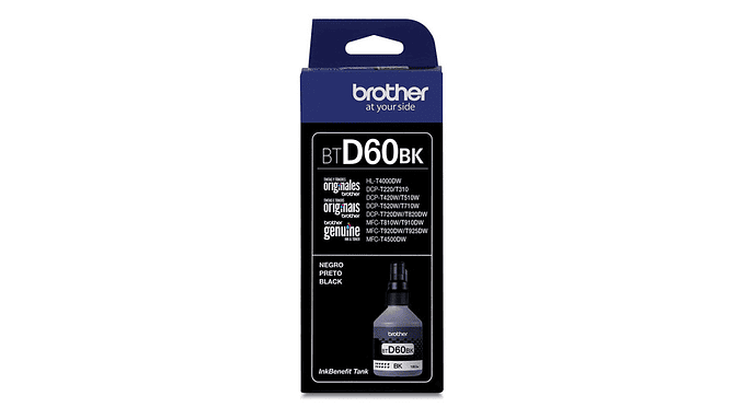 Tinta Brother Bt D60 Bk Tinta Negro 2