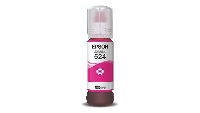 Botella De Tinta Epson Magenta T524 1